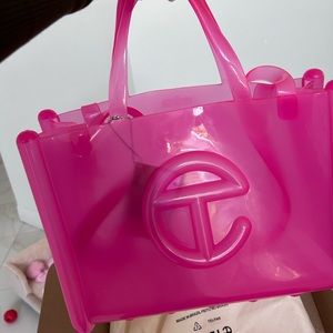 Brand new TelfarXMelissa pink jelly bag